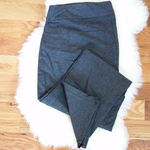 Kim Rogers Curvy Straight Leg Gray Pants